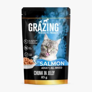 Grazing Pet Premium Somonlu 85 gr Kedi Maması x 24 adet